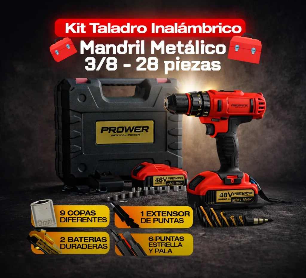 Combo Taladro Y Rachets